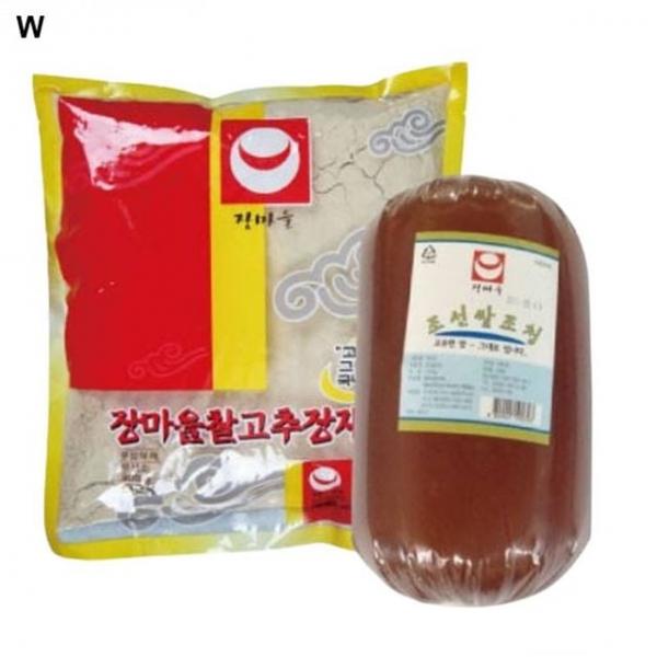 장마을 고추장키트 메주가루900g+소금900g+조청3.75kg