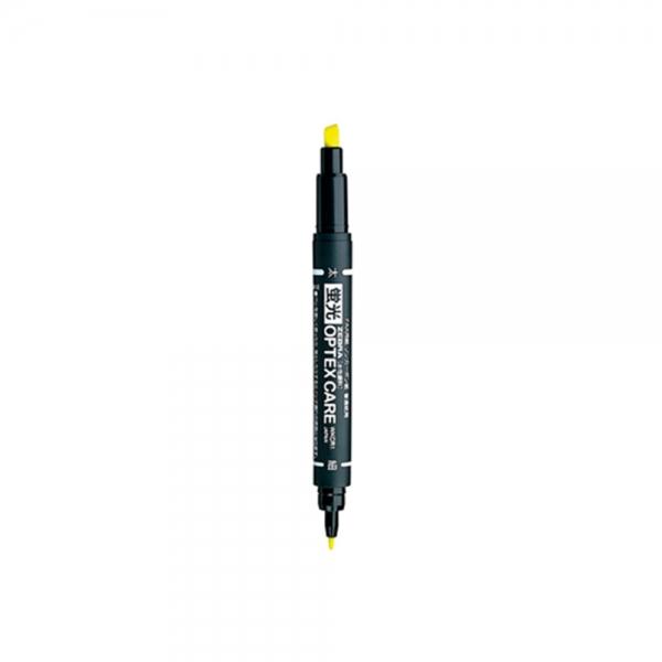 f20 23142 제브라 옵텍스형광펜 노랑B-WKCR1-Y 0.8~4.0mm 1개 1개입