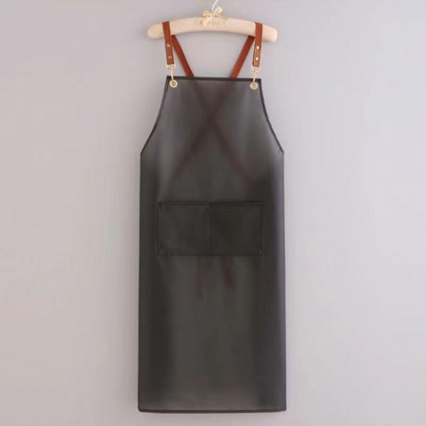 장가드 반투명 방수 앞치마 블랙