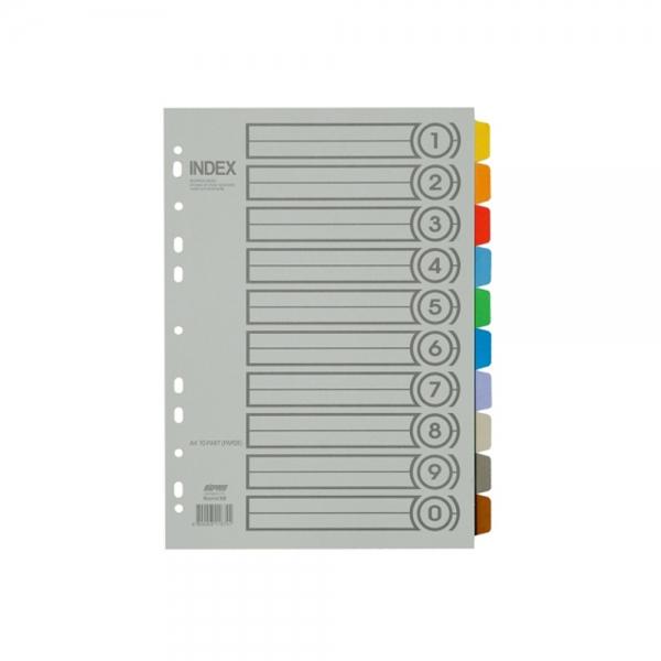 f20 50098 대흥사 종이인덱스 I310 A4 10분류 5세트입 1봉 1개입