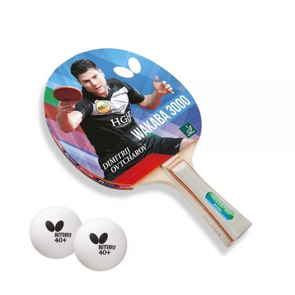 스타스포츠 탁구라켓 버터플라이 탁구라켓세트 (WAKABA3000)