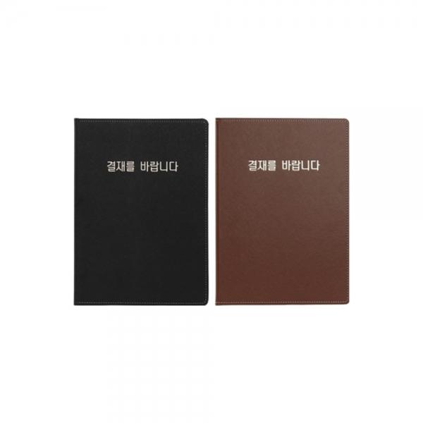 f20 121979 메카라인 메탈 고급 결재판 블랙 1개 1개입