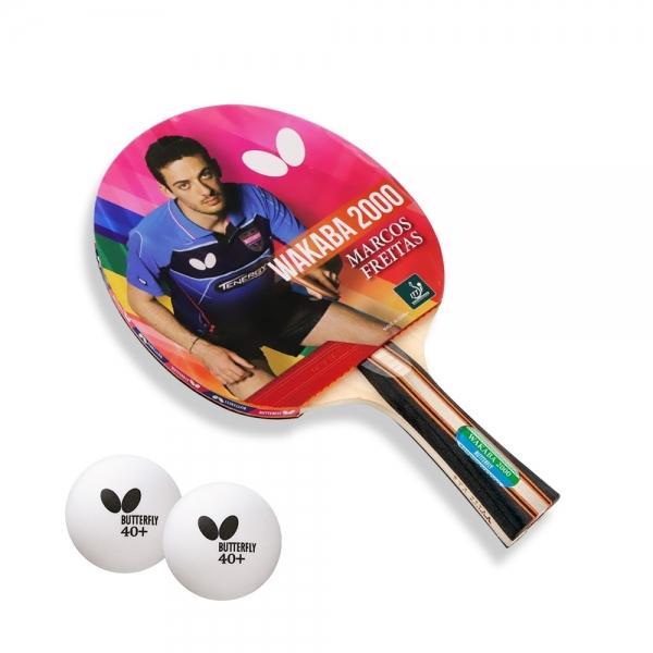 스타스포츠 탁구라켓 버터플라이 탁구라켓세트 (WAKABA2000)