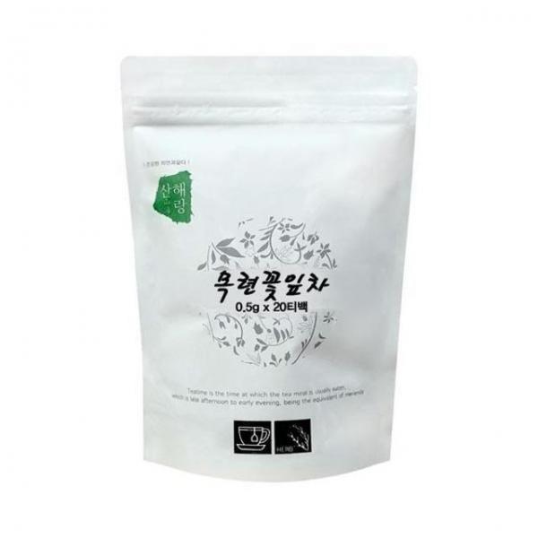 산해랑 국내산 목련꽃잎차 0.5g x 20 티백