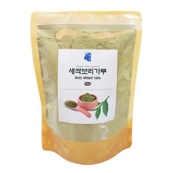 산해랑 국내산 어린잎 새싹보리분말 400g