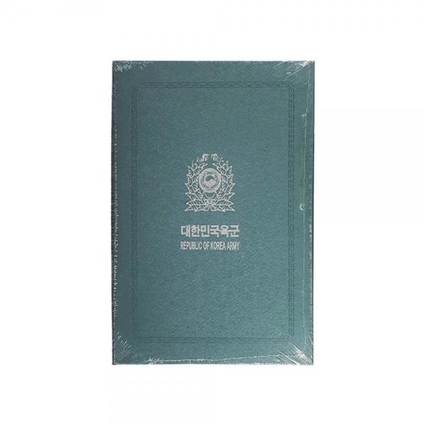 f20 118251 마리스타 신형 레자상장케이스 대한민국육군 녹색 225x310mm 1개 1개입