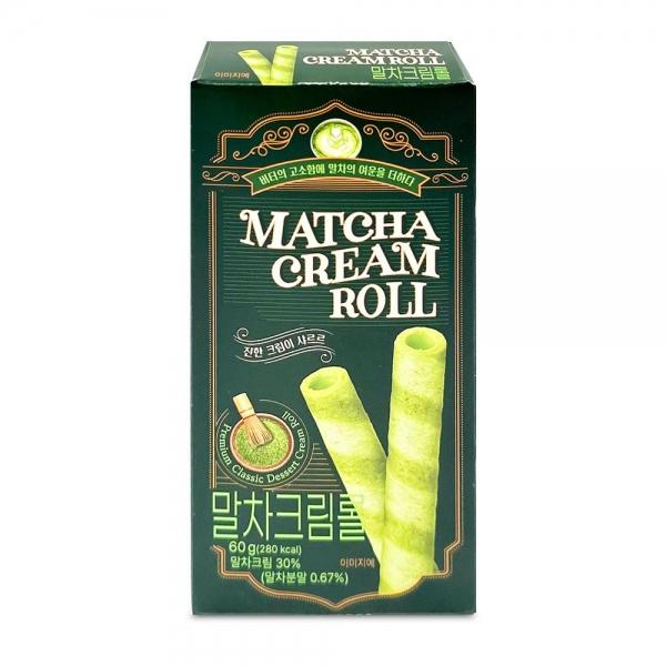 말차 크림 롤 60g 홈카페 디저트