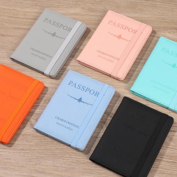 RFID 개인정보 보호 멀티 포켓 여권 지갑 케이스