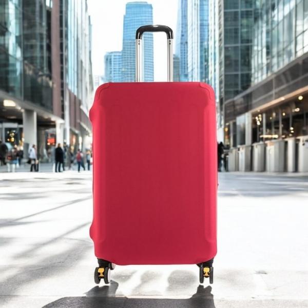 여행러버 스판 캐리어커버 26~28형 레드