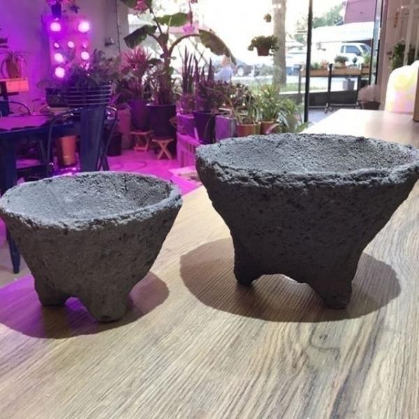화산석 화분 볼형(중) 19x13cm
