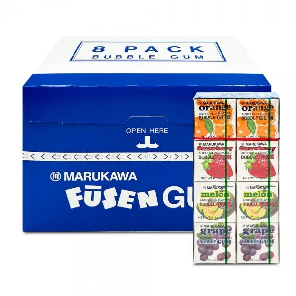 마루가와 에잇팩 버블껌 43.2g x 24개 (1통) 추억의 껌