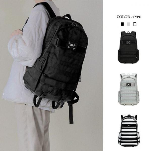 포올 빅사이즈 웨빙 패치 백팩 FA113 (3color)