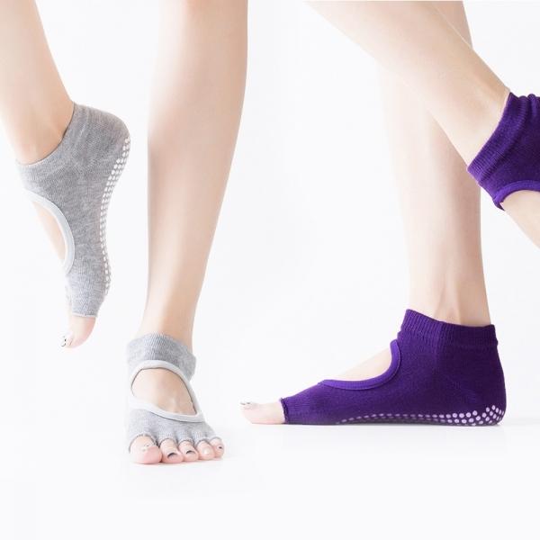 여자 무발가락 요가 필라테스 삭스 논슬립 양말
