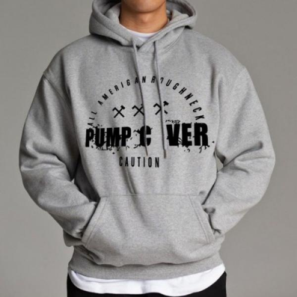 남성 오버핏 후드 티셔츠