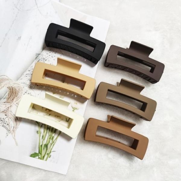 심플 사각 헤어 올림 집게핀 DS-6001