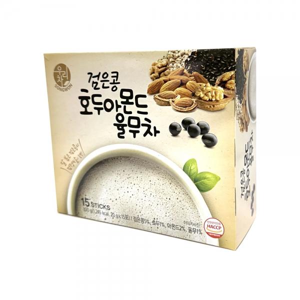 송원 검은콩 호두 아몬드 율무차 20g 15스틱 곡물차