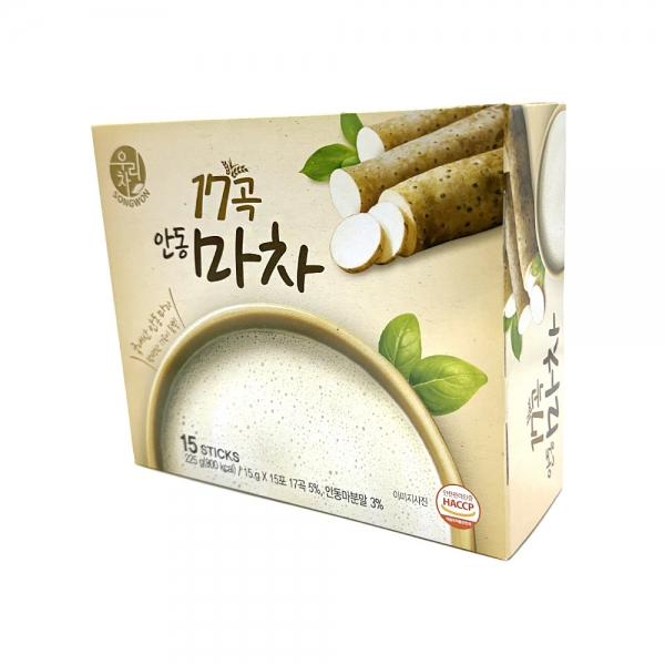 송원 17곡 안동 마차 분말 15g 15스틱 곡물차