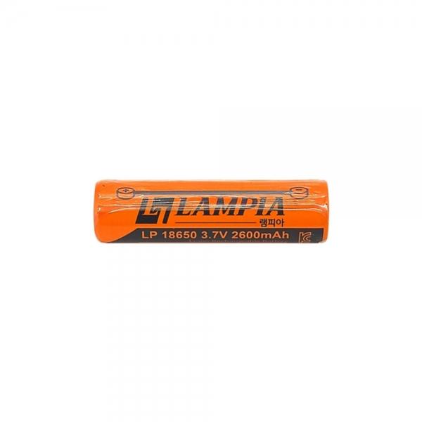 f20 133644 램피아 리튬이온 충전지 3.7v 2600mAh LP18650 1개 1개입