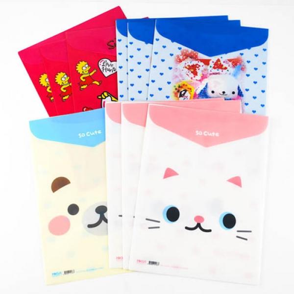 219B] 1000 랜덤 세로 봉투 파일2 (10개세트)