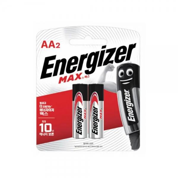 f20 64925 에너자이저 알카라인 건전지 맥스 AA LR6 1.5V 2개입 1조 1개입