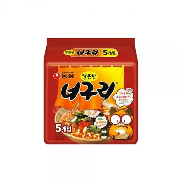 f20 141824 농심 얼큰 너구리멀티 120gx5 1개 1개입