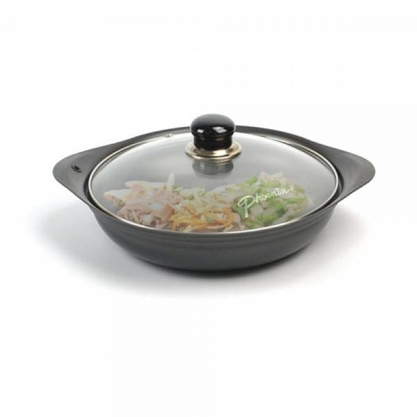 업소용 낮은 찌개 전골냄비 양수냄비(뚜껑포함)