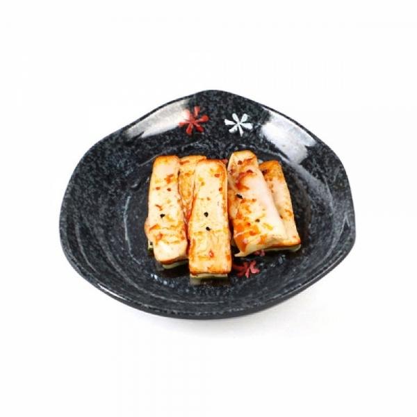 단풍 멜라민 유광 원형접시 찬기