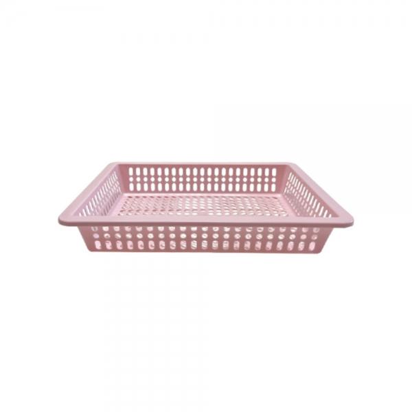 f20 142873 나리아 사각바구니 분홍 27.5x20.5x5.7cm 1개 1개입