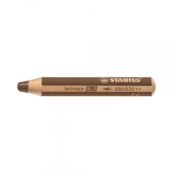 f20 88097 스타빌로 우디 3in1 멀티색연필 880630 브라운 10mm 1개 1개입