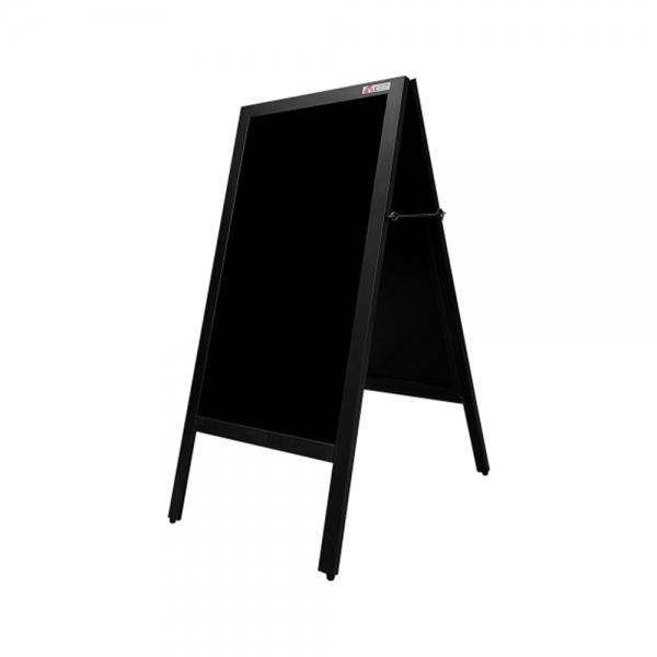 f20 144780 두문 A형 자석 양면 블랙보드 50x100cm 1개 1개입