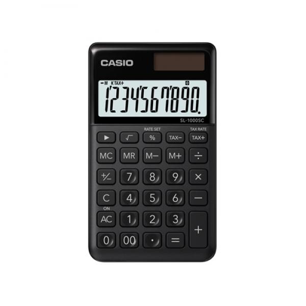 카시오)계산기(SL-1000SC/블랙/10자리)