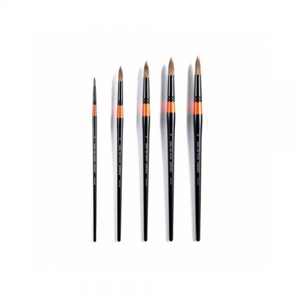 f20 105786 바바라 수채화붓 300R 5본조(대) SET 환붓 1개 1개입