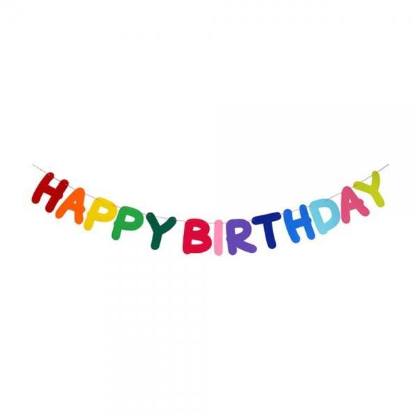 h50 환경꾸미기 펠트 생일가랜드(13장)