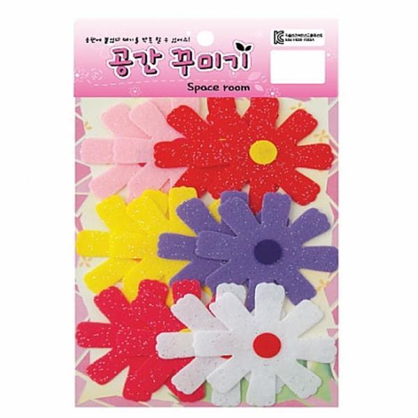 h50 공간꾸미기(반짝이) 꽃류-코스모스