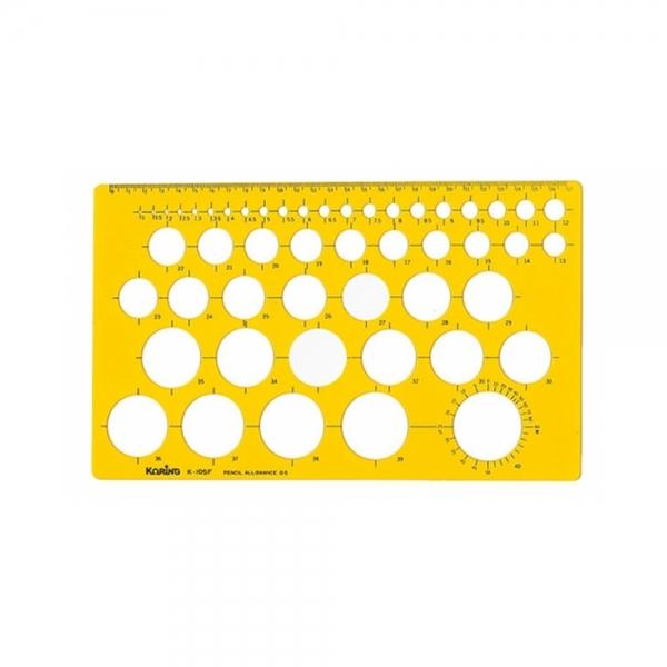 f20 2192 코링 템플렛 NO.105F 중형원형 1개 1개입