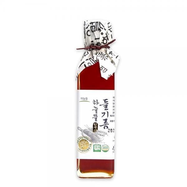 백프로 국내산 들기름 180ml(단품)