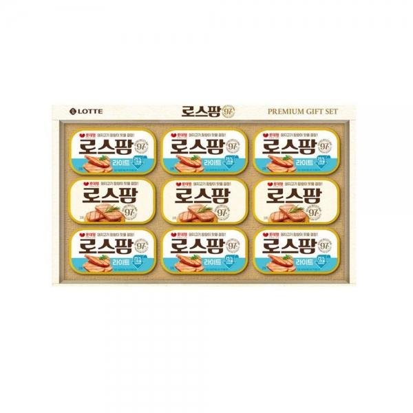 LW 롯데 로스팜97-LW3호 햄9개 알찬구성 식품 통조림 명절 설 추석 선물세트