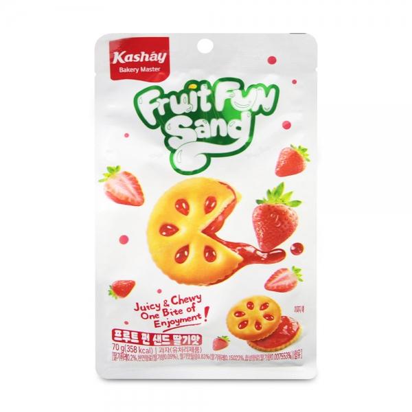 프루트 펀 샌드 딸기맛 70g 딸기샌드