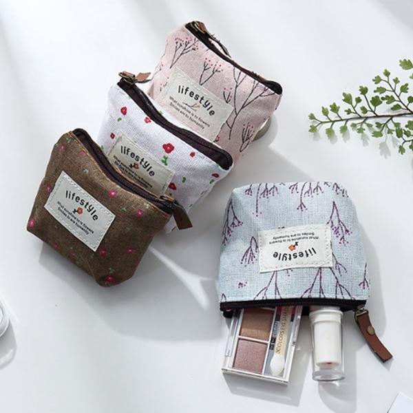 다용도 미니 파우치 생리대 동전지갑 화장품 파우치