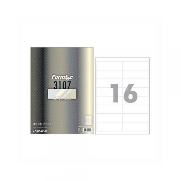 f20 47899 폼텍 라벨지 LB-3107 광택 16칸 100入 99.1x33.9 1권 1개입