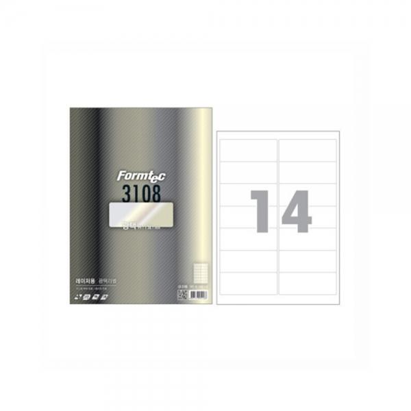 f20 47900 폼텍 라벨지 LB-3108 광택 14칸 100入 1권 1개입