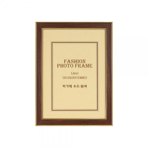 f20 72387 대상 허가액자 A4 금색테두리 밤색걸이용 210x297 1개 1개입