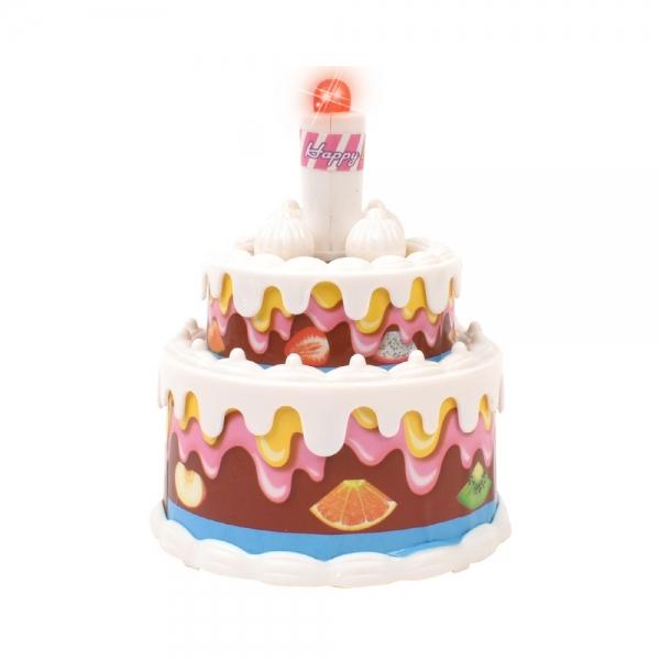 h37 미니 생일케이크 (파랑) 3521-24B 영어노래 불빛 효과음