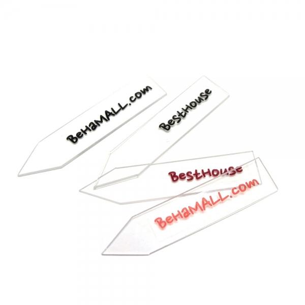 더플라워포터리 투명 이름표 스틱9x2cm (20p)