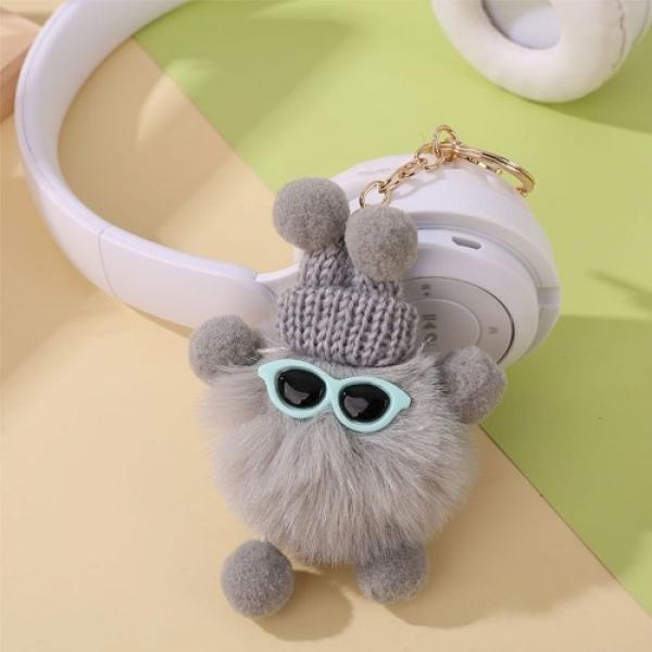 폼폼이 털 먼지 인형 가방고리 키링 8color DK-0152