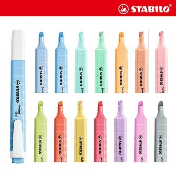 스윙쿨 파스텔 형광펜 150체리블로섬 1자루 STABILO