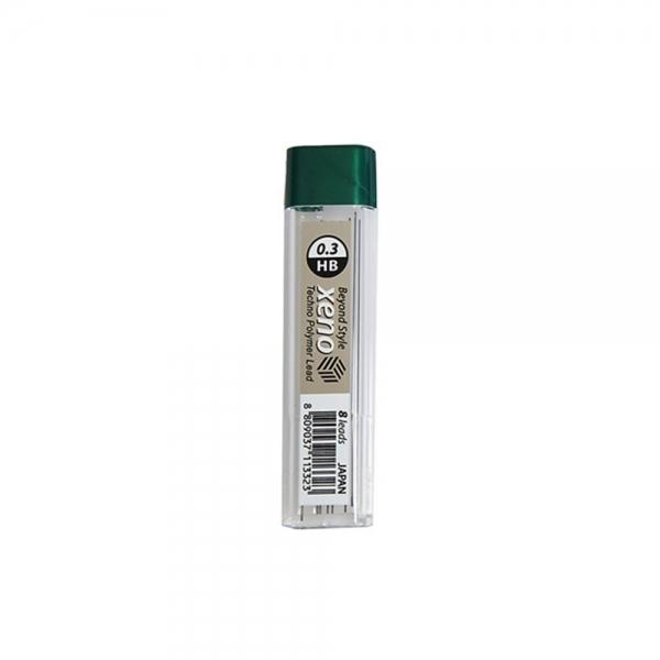 f20 52172 제노 1200 리드리필 샤프심 HB 0.3 60mm 8pcs 1개 1개입