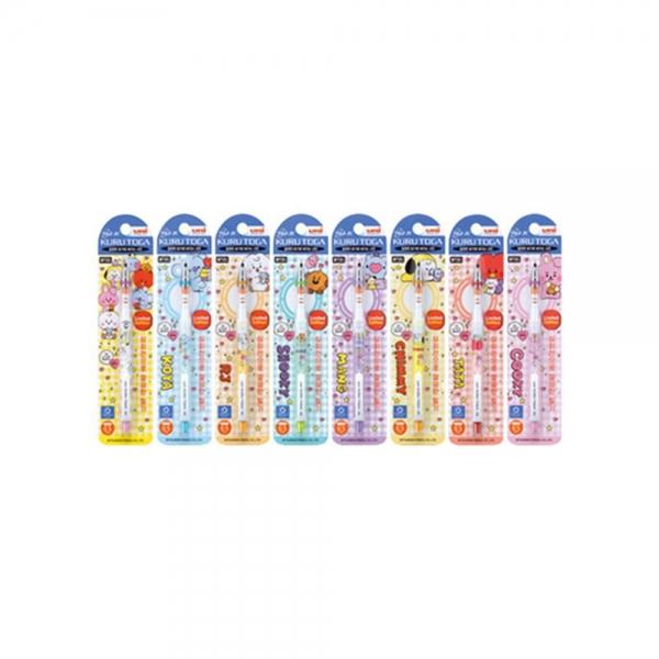 f20 149187 유니 쿠루토가 BT21 샤프 M5-650BT 0.5mm 레드 타타 1개 1개입