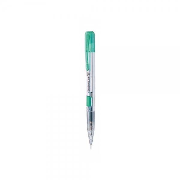 f20 12786 펜텔 테크닉클릭 샤프 PD105T-D 투명바디 녹색 0.5mm 1개 1개입