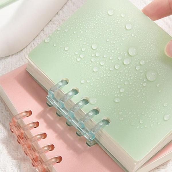 마카롱 컬러 미니 A7 링 바인더 노트 수첩